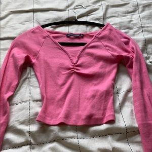 Pink Crop Top